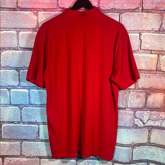 Disney Parks Men’s XL Polo Shirt Red Mickey Mouse Embroidered Cotton Blend - Picture 7 of 10